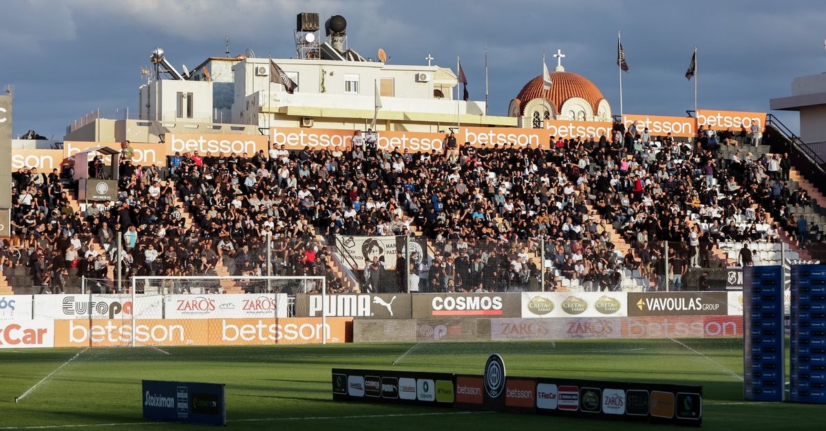 The person who allegedly threw a firecracker during the match against Panathinaikos was banned from entering the stadium