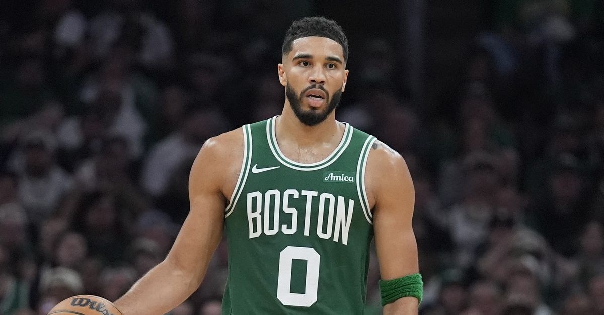 Tatum hit a triple-double and the Celtics cruised past Brooklyn